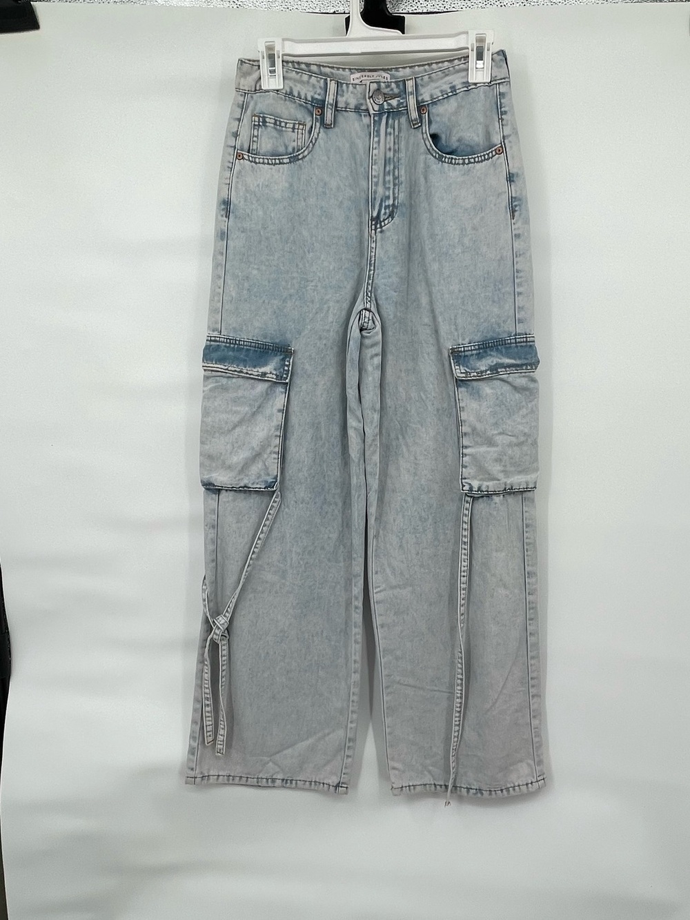 Sincerely Jules soft acid wash baggy cargo jeans